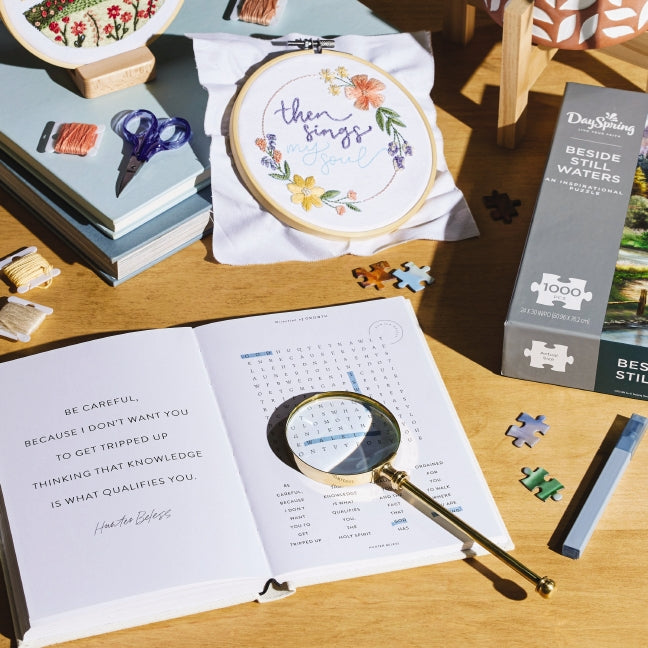 The Becoming Wordsearch Book: 72 Inspirational Search Puzzle Activities with Devotions, Scriptures, and Quotes to Embrace God's Purpose – Perfect Gift for Christian Women