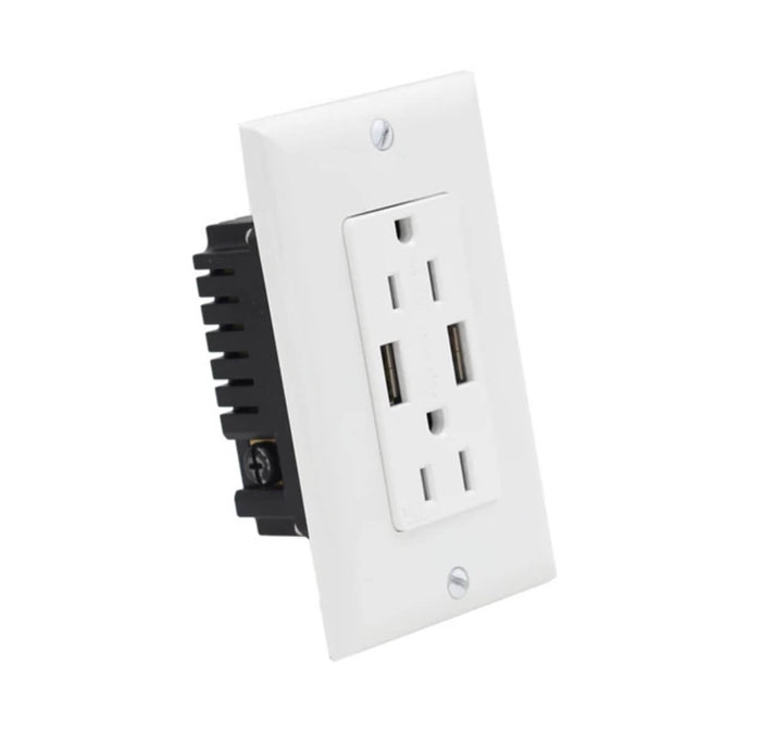 Toma Corriente + 2 USB