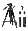 Tripode Profesional 74'' Para Grabación De Video Soporte De Cámara