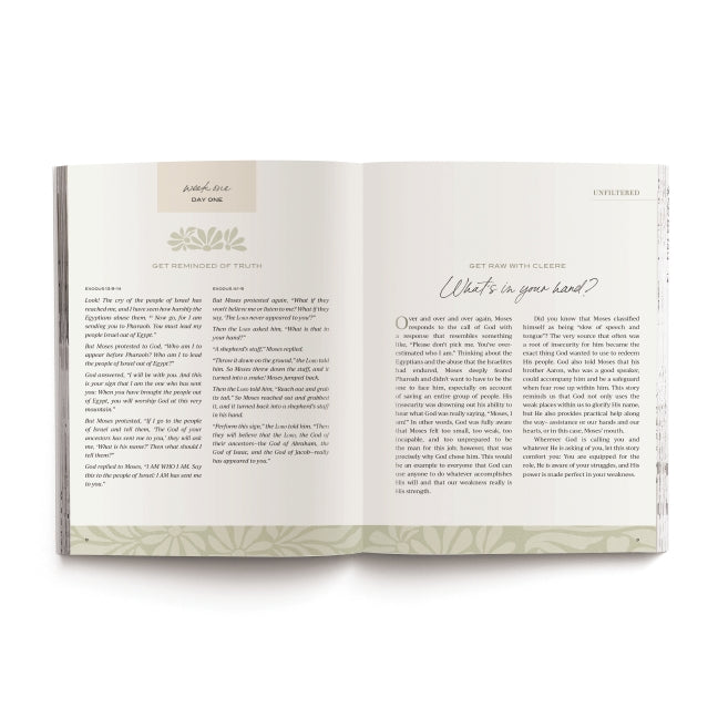 Unfiltered Devotional Guide: Living Raw, Real, and Redeemed by Jesus (30 Daily Devotions to Help You Live an Authentic Life with God)