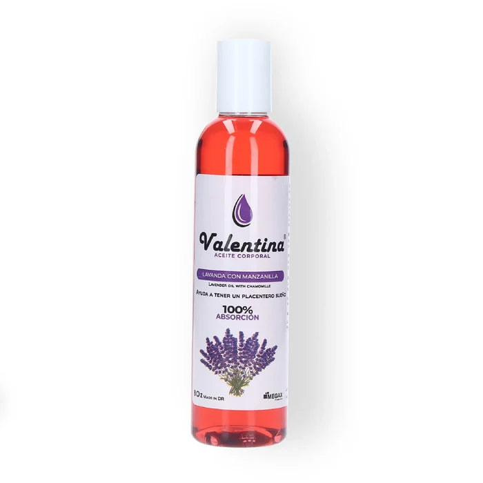 Valentina Aceite Corporal de Lavanda con Manzanilla 8Oz