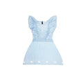 Vestido Aeropostale Mangas Cortas Bordado Nina