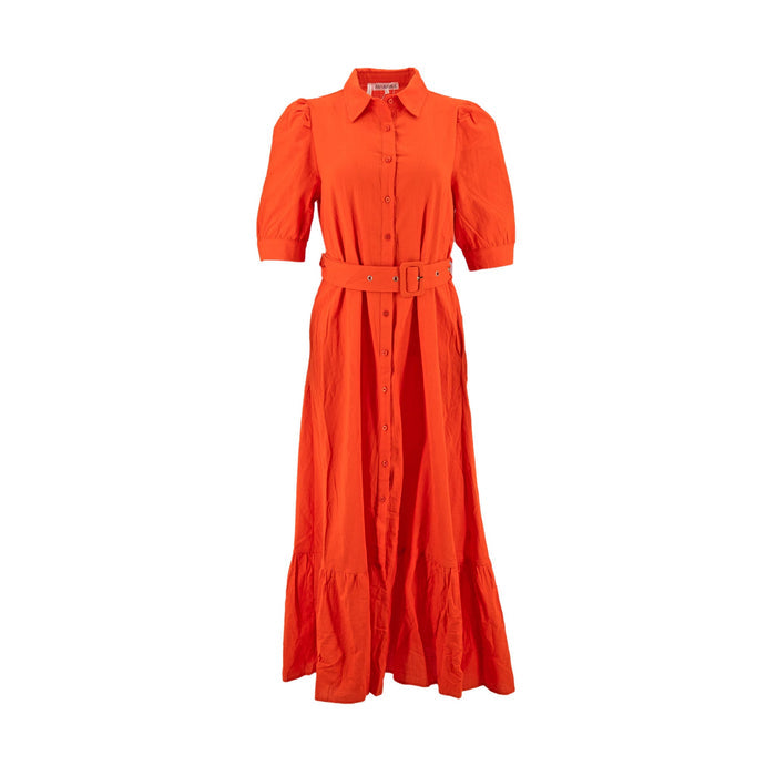 Vestido Available Mangas Cortas Liso para Damas