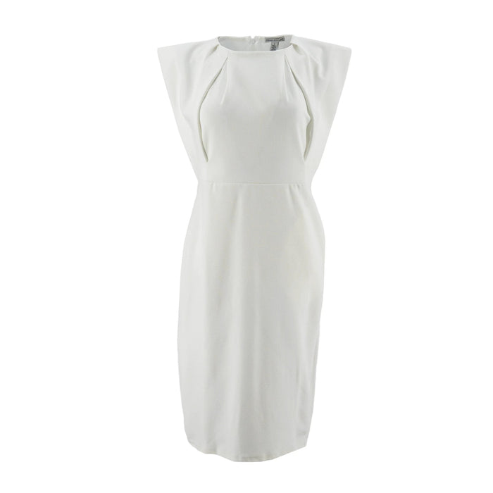 Vestido Nina Leonard Mangas Cortas Liso P/ Damas by Nina Leonard