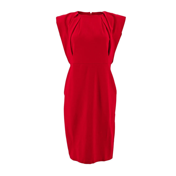 Vestido Nina Leonard Mangas Cortas Liso P/ Damas by Nina Leonard