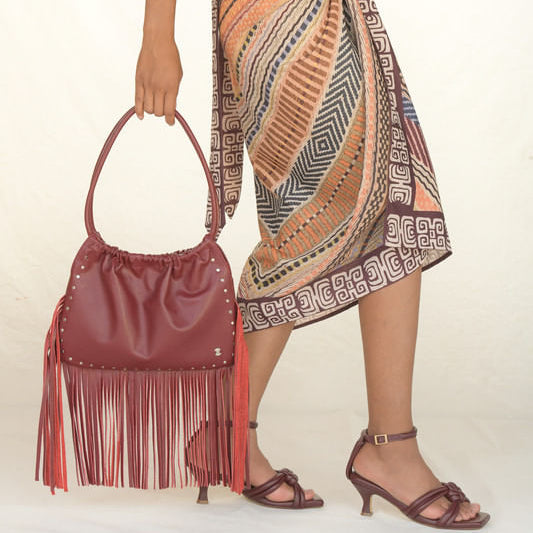 WRAP SKIRT LINO/LINEAS EN V